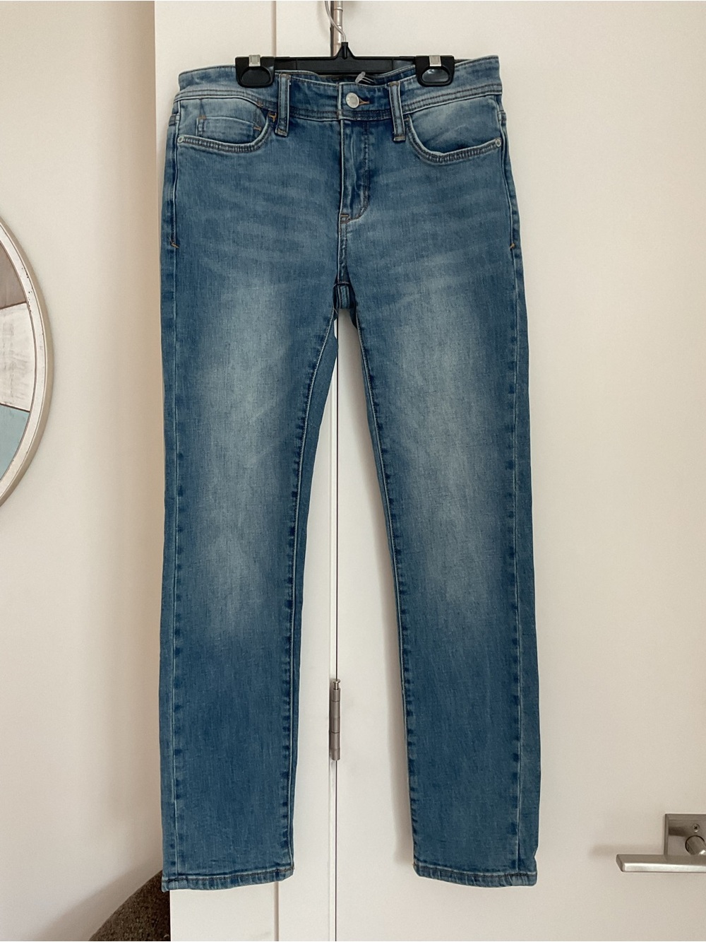 **Anthropologie** Pilcro Classic Mid-Wash Slim Boyfriend Ankle Jeans